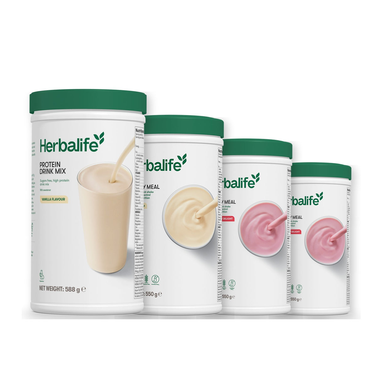 Protein Drink Mix with Formula 1 Vanilla plus 2 flavours of your choice - Strawberry / Strawberry