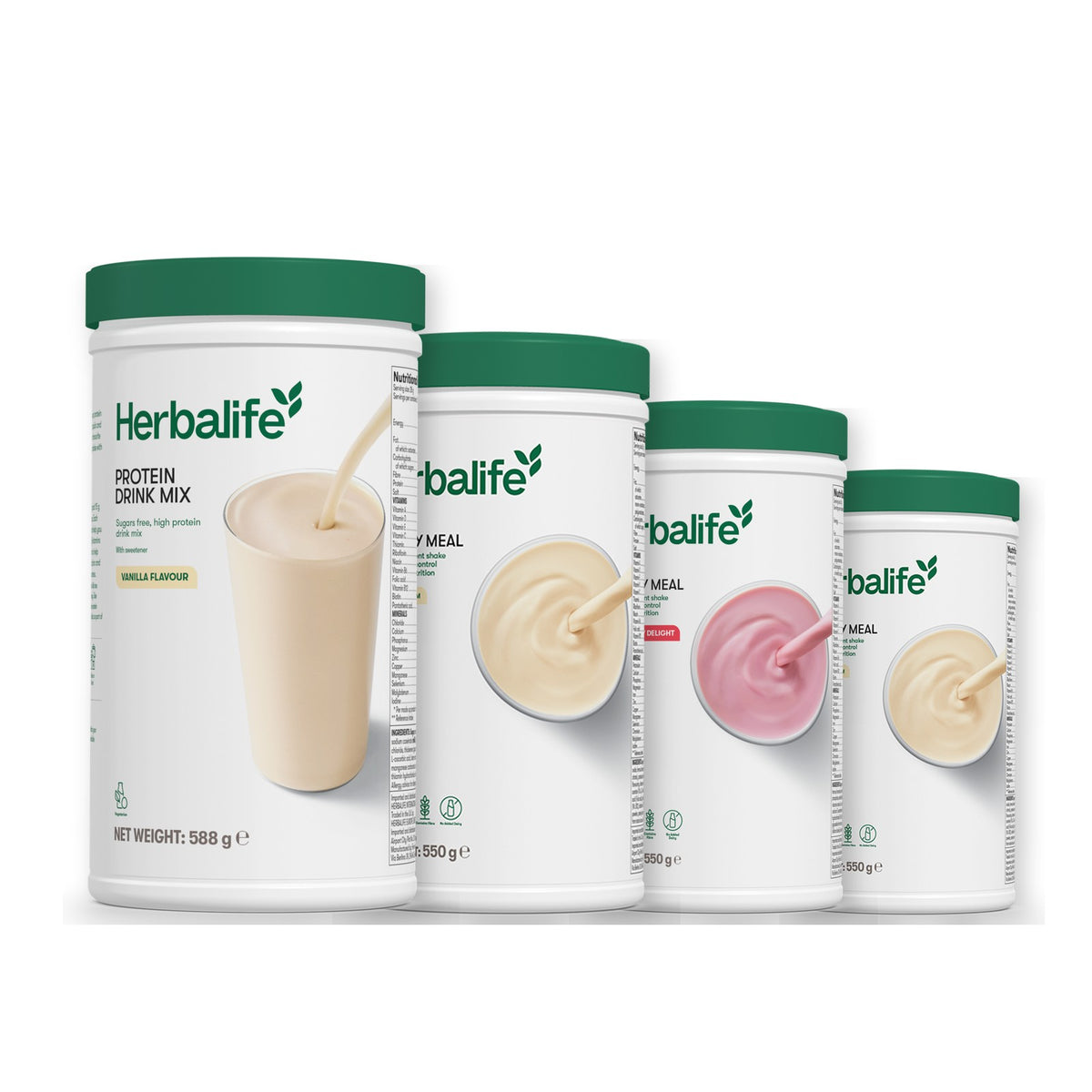 Protein Drink Mix with Formula 1 Vanilla plus 2 flavours of your choice - Strawberry / Vanilla