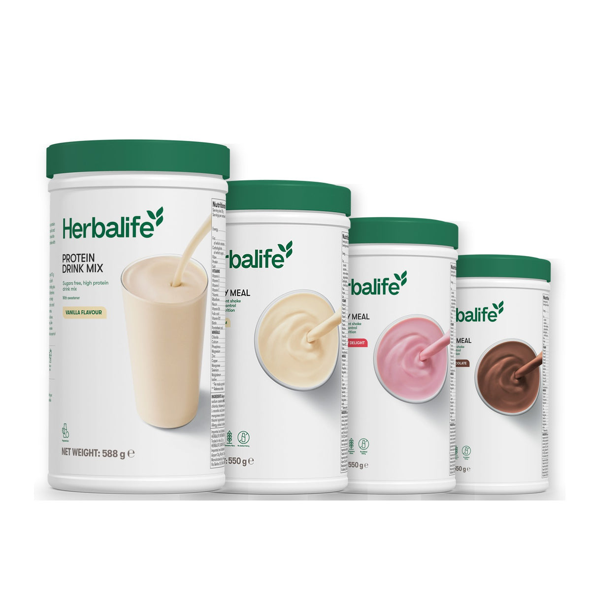 Protein Drink Mix with Formula 1 Vanilla plus 2 flavours of your choice - Strawberry / Chocolate