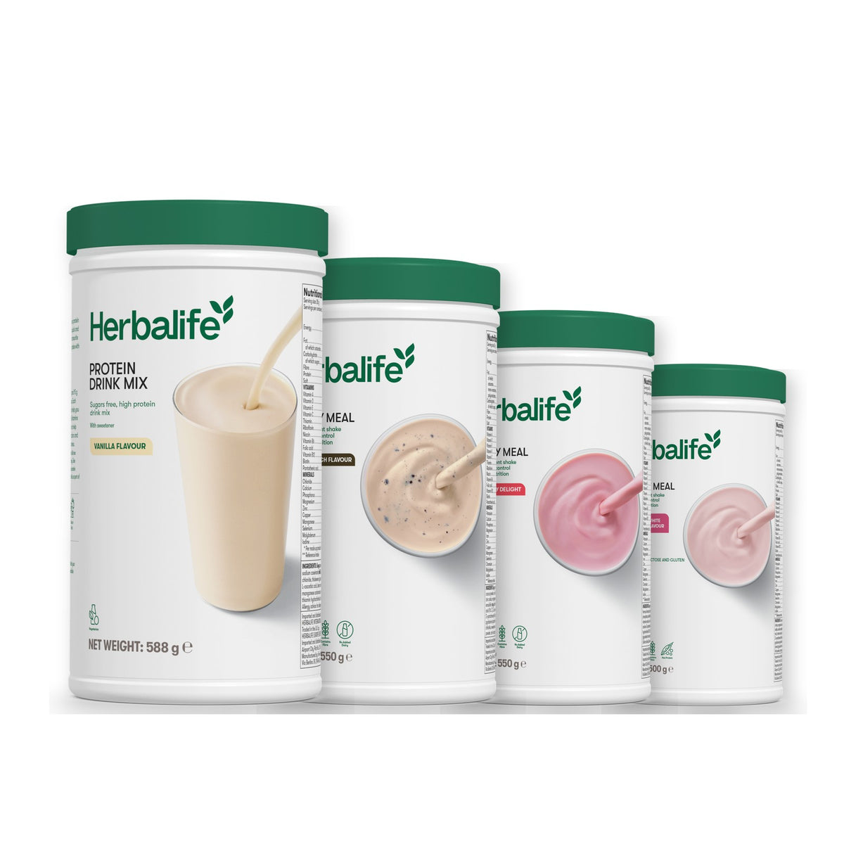 Protein Drink Mix with Formula 1 Cookie Crunch plus 2 flavours of your choice - Strawberry / Free From Raspberry & White Chocolate