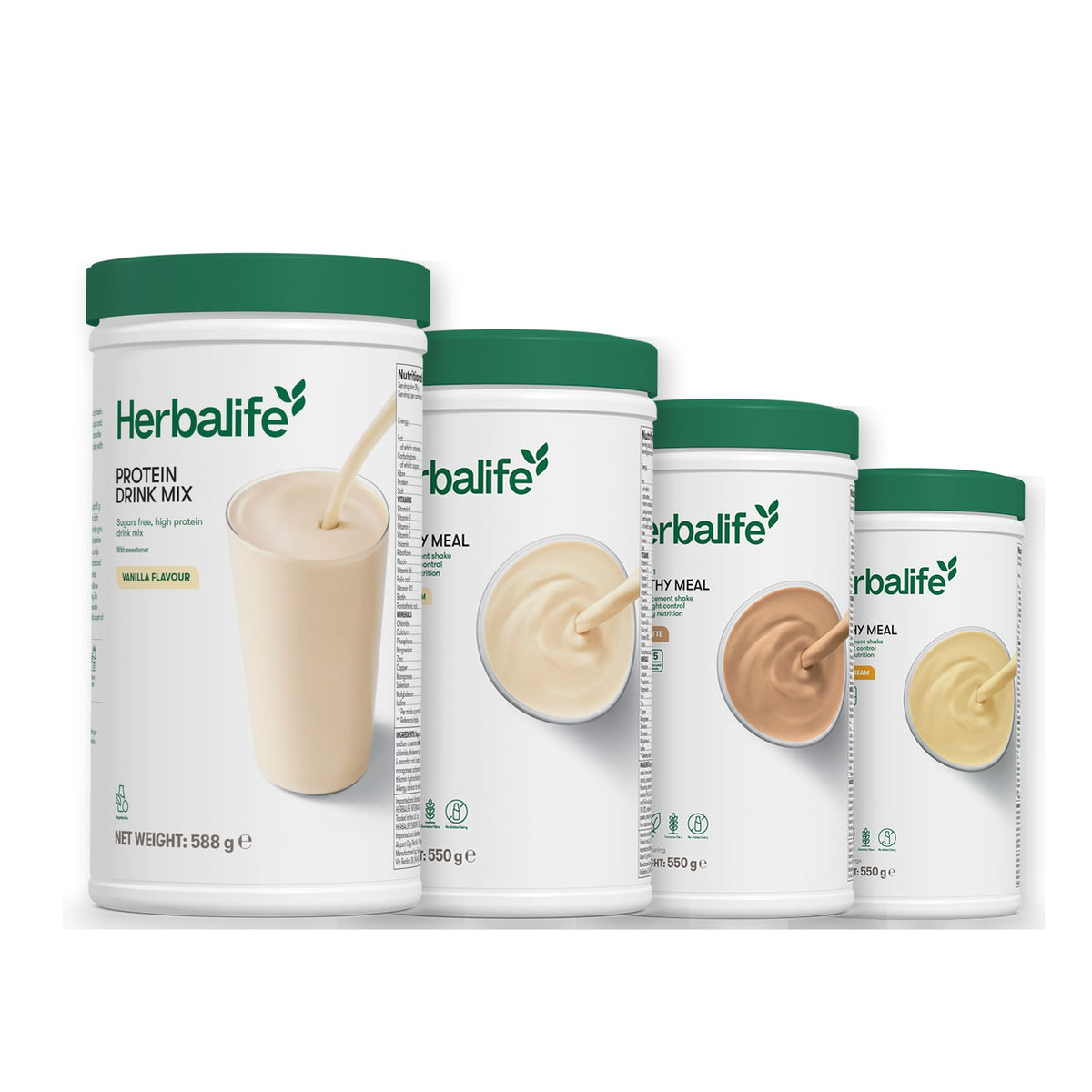 Protein Drink Mix with Formula 1 Vanilla plus 2 flavours of your choice - Cafe Latte / Banana Cream