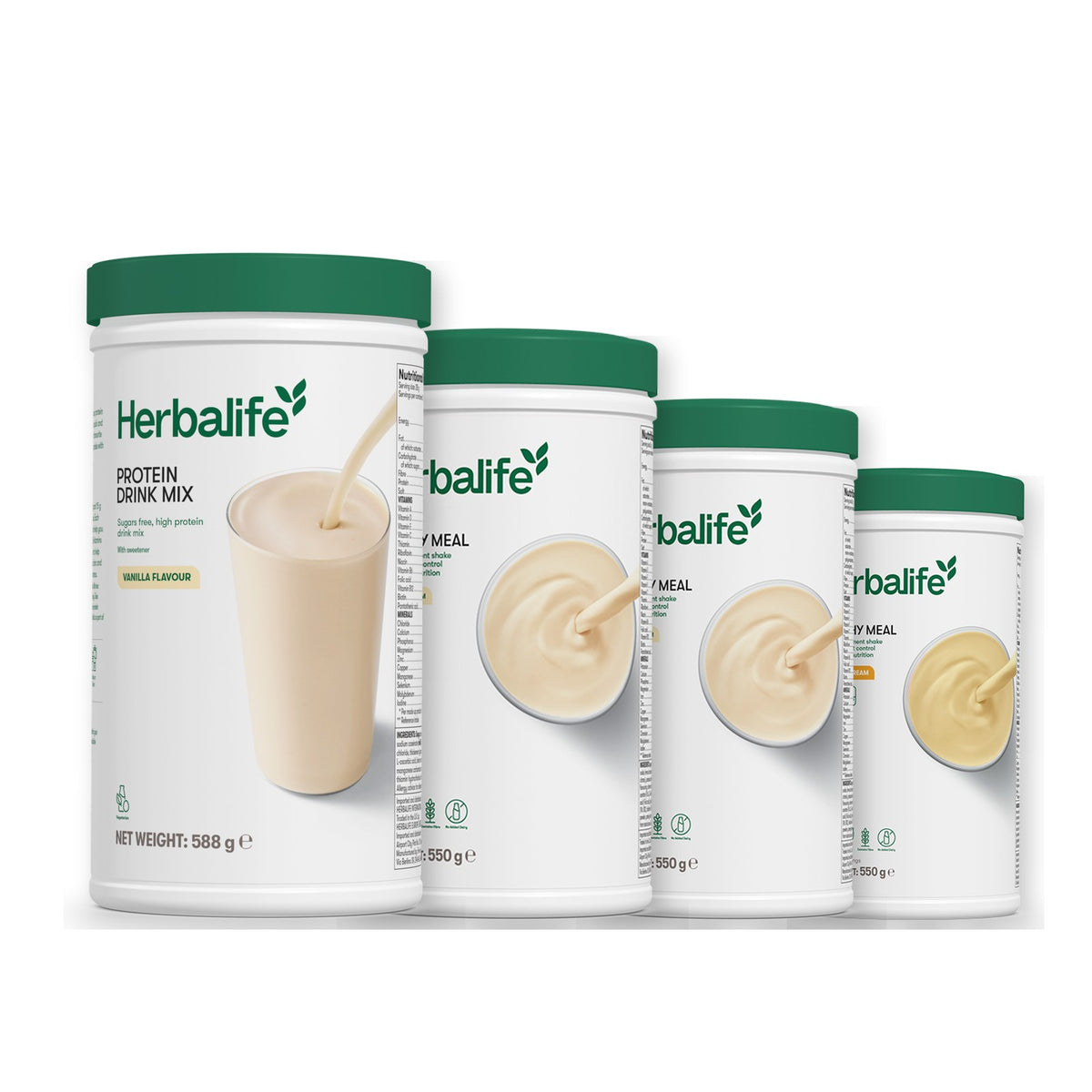 Protein Drink Mix with Formula 1 Vanilla plus 2 flavours of your choice - Vanilla / Banana Cream