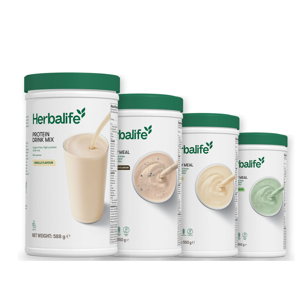 Protein Drink Mix with Formula 1 Cookie Crunch plus 2 flavours of your choice - Vanilla / Mint Chocolate