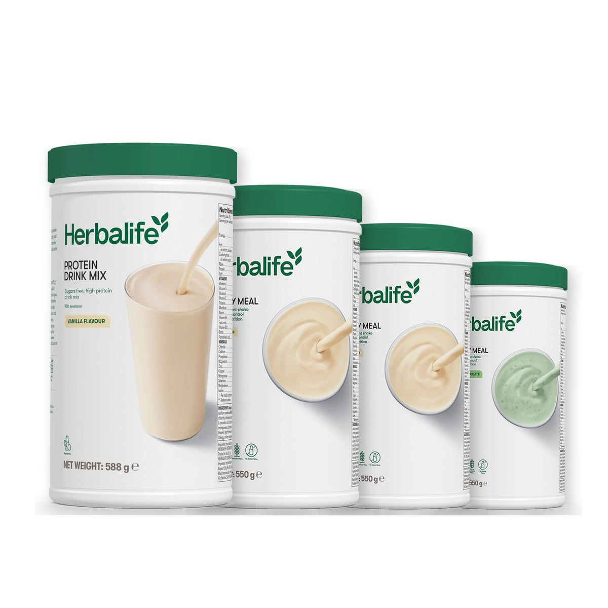 Protein Drink Mix with Formula 1 Vanilla plus 2 flavours of your choice - Vanilla / Mint Chocolate