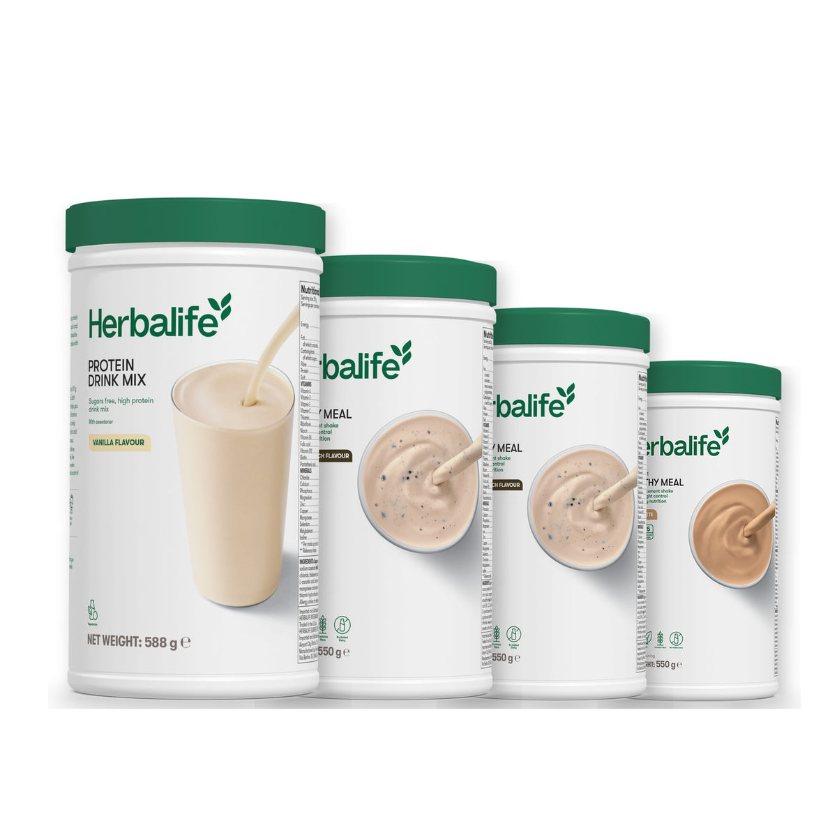 Protein Drink Mix with Formula 1 Cookie Crunch plus 2 flavours of your choice - Cookie Crunch / Cafe Latte