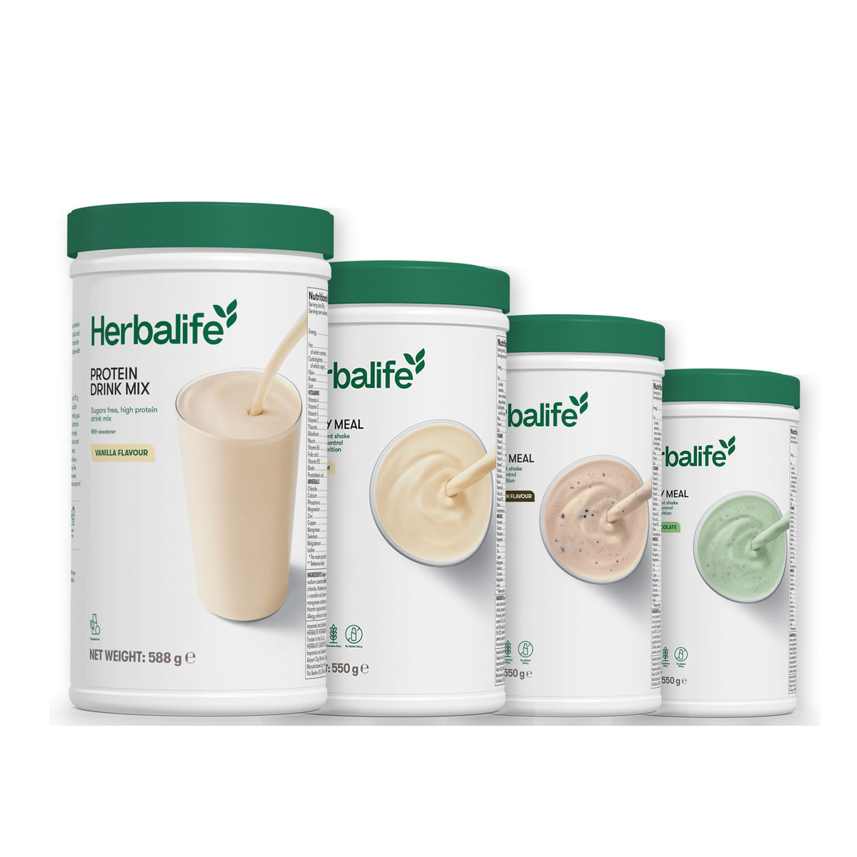 Protein Drink Mix with Formula 1 Vanilla plus 2 flavours of your choice - Cookie Crunch / Mint Chocolate