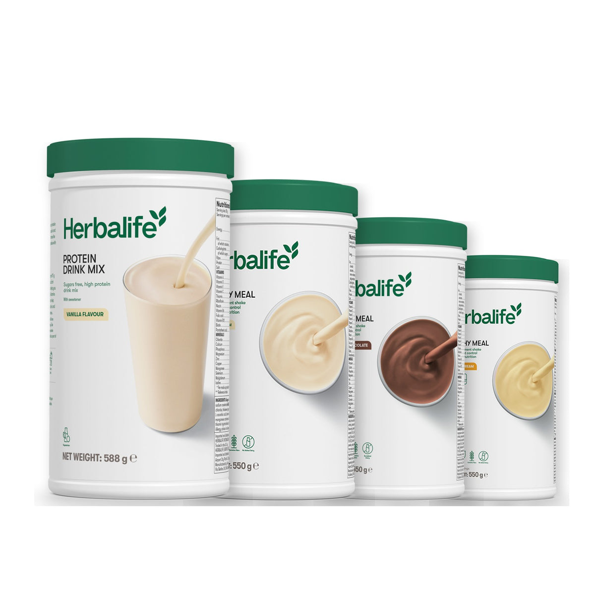 Protein Drink Mix with Formula 1 Vanilla plus 2 flavours of your choice - Chocolate / Banana Cream