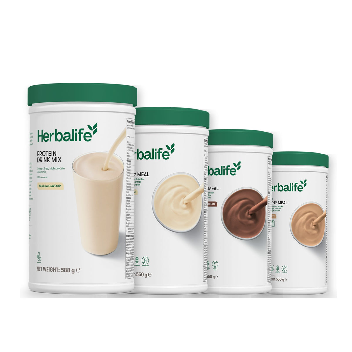 Protein Drink Mix with Formula 1 Vanilla plus 2 flavours of your choice - Chocolate / Cafe Latte