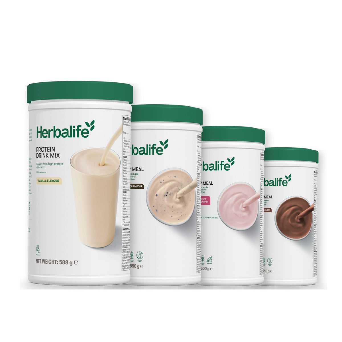 Protein Drink Mix with Formula 1 Cookie Crunch plus 2 flavours of your choice - Free From Raspberry & White Chocolate / Chocolate