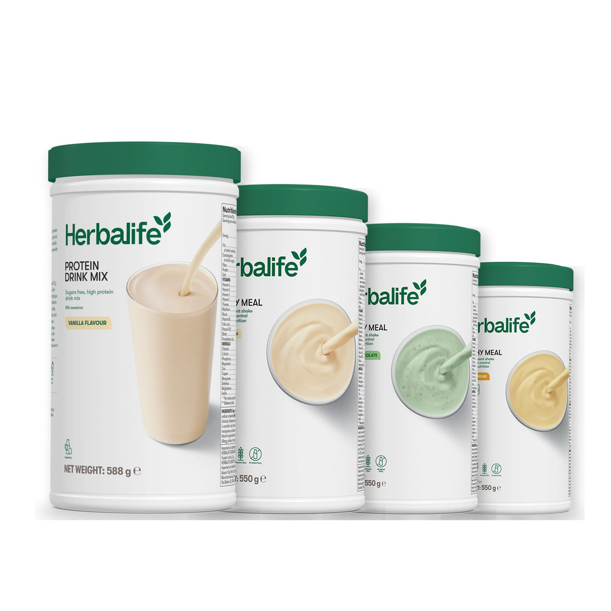 Protein Drink Mix with Formula 1 Vanilla plus 2 flavours of your choice - Mint Chocolate / Banana Cream