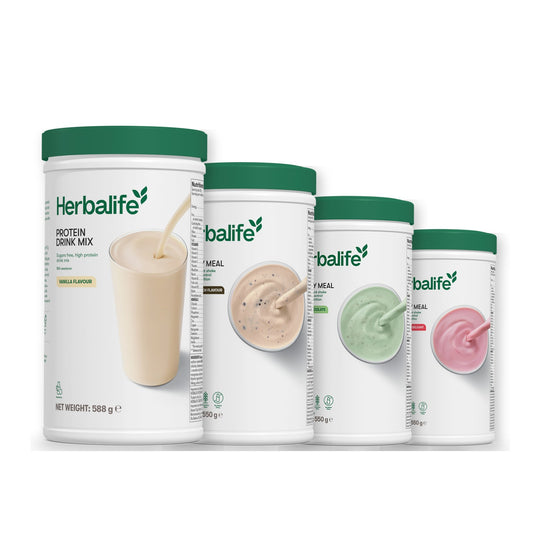 Protein Drink Mix with Formula 1 Cookie Crunch plus 2 flavours of your choice - Mint Chocolate / Strawberry