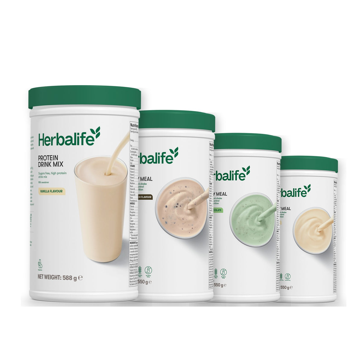 Protein Drink Mix with Formula 1 Cookie Crunch plus 2 flavours of your choice - Mint Chocolate / Vanilla
