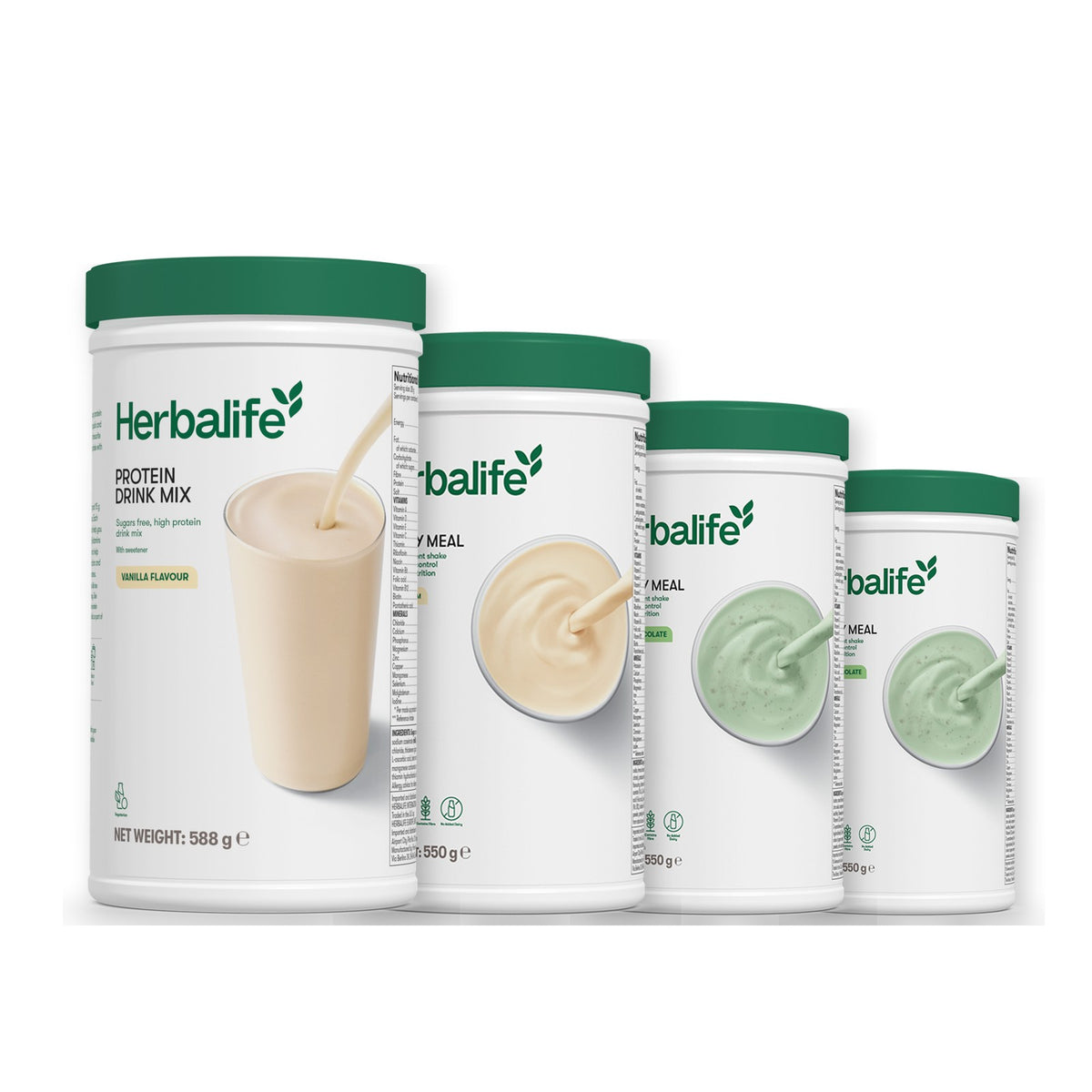 Protein Drink Mix with Formula 1 Vanilla plus 2 flavours of your choice - Mint Chocolate / Mint Chocolate