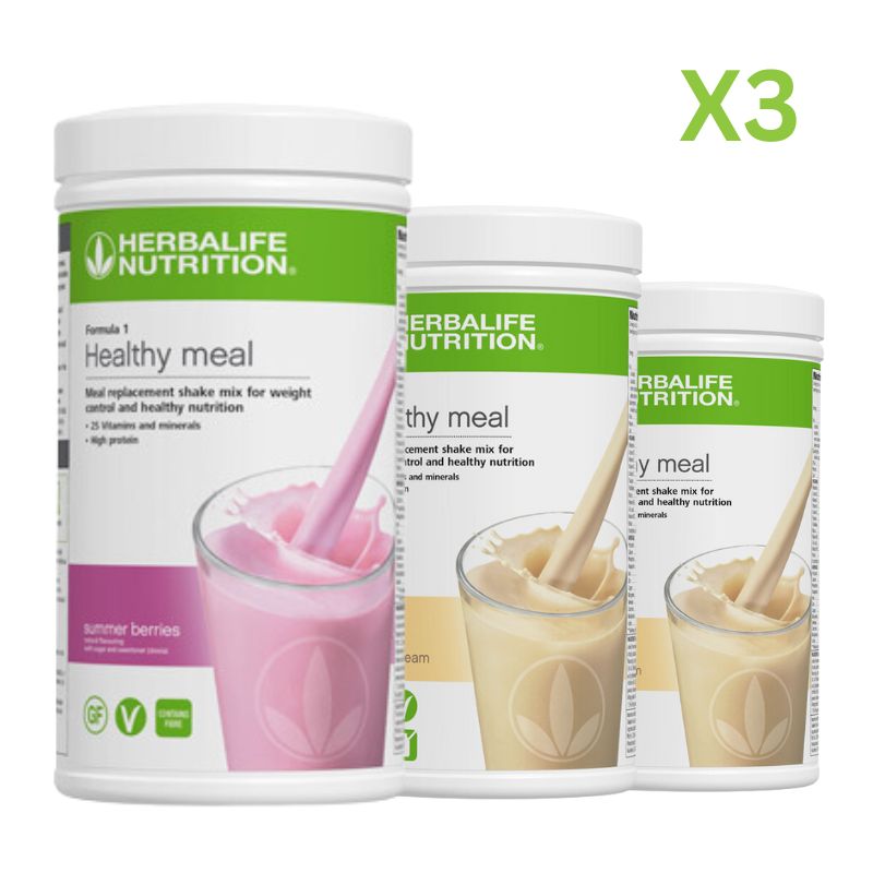 F1 Shake Mix -MIXED SUMMER BERRIES + 2 Flavours of Your Choice - Lose Weight Feel Great