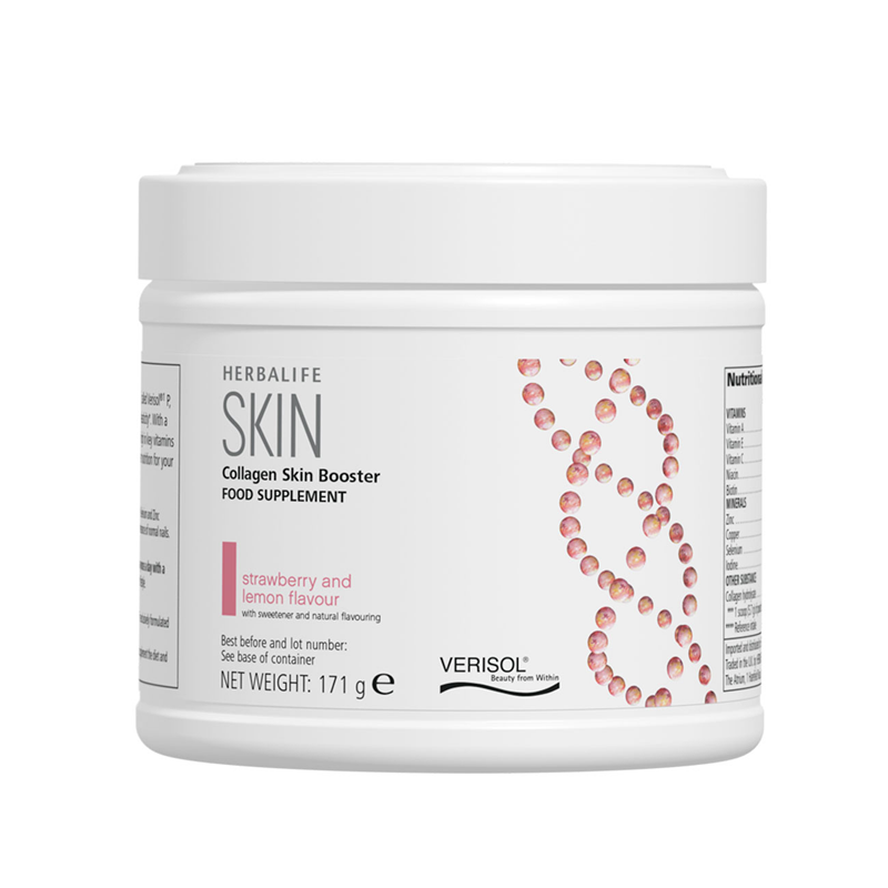 Collagen SKIN Booster strawberry and lemon 171g - Lose Weight Feel Great