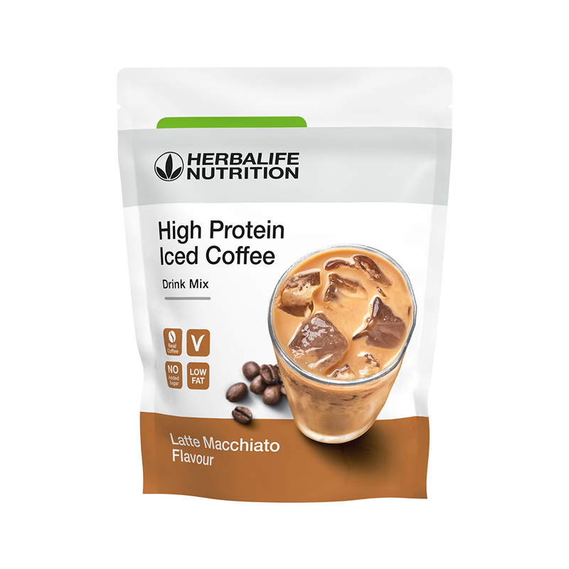 High Protein Iced Coffee Latte Macchiato 308g - Lose Weight Feel Great